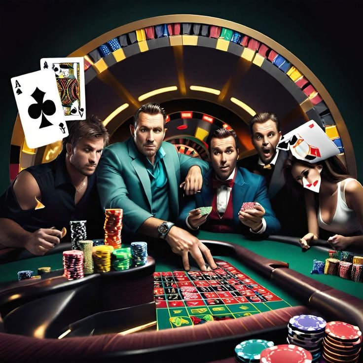 Tampilan permainan American Roulette di platform pintu6 dengan dealer langsung dan papan taruhan interaktif